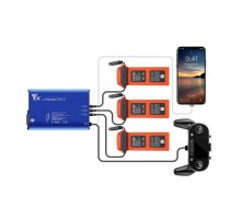 Зарядное устройство для 3 аккумуляторов Autel Evo II, пульта и мобильного устройства (YX)