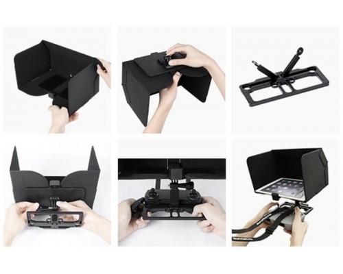 Держатель планшета серии DJI Mavic / Mini и Spark (С козырьком) (SunnyLife) Держатель планшета серии DJI Mavic / Mini и Spark (С козырьком) (SunnyLife)
