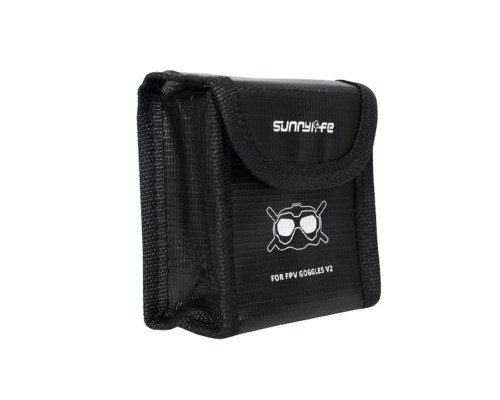Огнеупорный чехол для двух аккумуляторов DJI FPV Goggles V2 (SunnyLife) Огнеупорный чехол для двух аккумуляторов DJI FPV Goggles V2 (SunnyLife)
