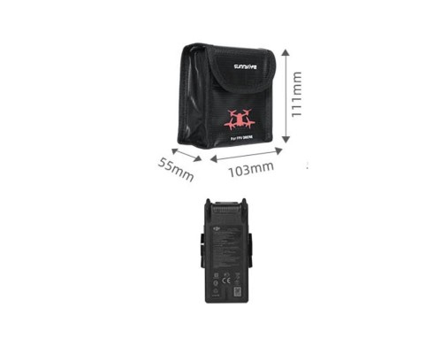 Огнеупорный чехол для аккумулятора DJI FPV (SunnyLife) Огнеупорный чехол для аккумулятора DJI FPV (SunnyLife)