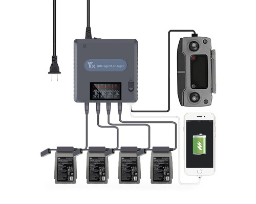 Зарядное устройство DJI Mavic 2 (С дисплеем) (YX) Зарядное устройство DJI Mavic 2 (С дисплеем) (YX)