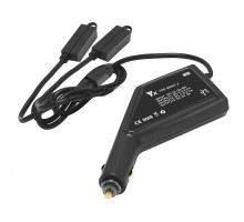 Автомобильное зарядное устройство для 2 аккумуляторов и пульта DJI Mavic 2 (YX)
