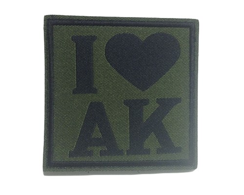 Шеврон "I LOVE AK" Шеврон "I LOVE AK"