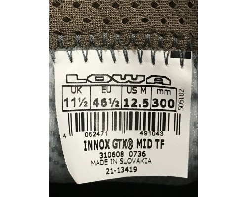 Тактические облегчённые ботинки LOWA INNOX PRO MID TF GTX Тактические облегчённые ботинки LOWA INNOX PRO MID TF GTX