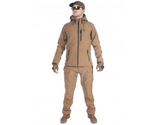 Тактический костюм мужской софтшелл (Softshell) GONGTEX ASSAULT, до -10С, цвет Койот (Coyote) Тактический костюм мужской софтшелл (Softshell) GONGTEX ASSAULT, до -10С, цвет Койот (Coyote)