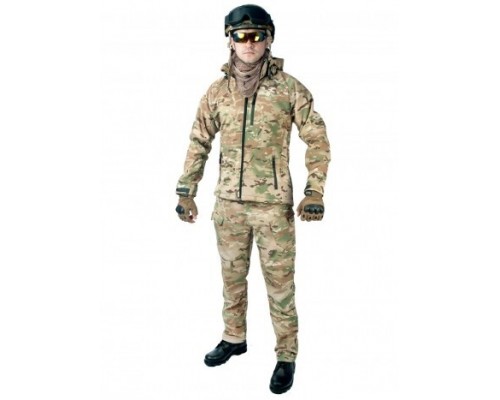 Тактический костюм мужской софтшелл (Softshell) GONGTEX ASSAULT, до -10С, цвет Мультикам (Multicam) Тактический костюм мужской софтшелл (Softshell) GONGTEX ASSAULT, до -10С, цвет Мультикам (Multicam)