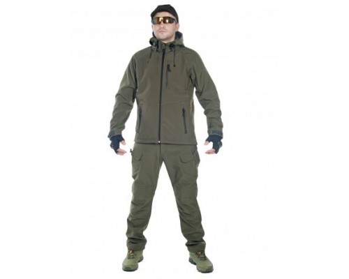 Тактический костюм мужской софтшелл (Softshell) GONGTEX ASSAULT, до -10С, цвет Олива (Olive) Тактический костюм мужской софтшелл (Softshell) GONGTEX ASSAULT, до -10С, цвет Олива (Olive)