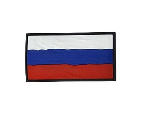 Патч ПВХ Флаг России развевающийся (50х90 мм) Патч ПВХ Флаг России развевающийся (50х90 мм)