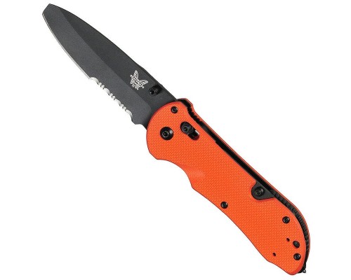 Тактический складной нож со стропорезом 9160 SBK-ORG Benchmade Тактический складной нож со стропорезом 9160 SBK-ORG Benchmade