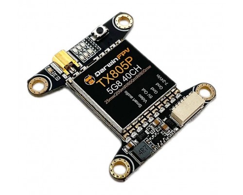 Видеопередатчик DarwinFPV TX805P 800 мВт 5,8 ГГц VTX Видеопередатчик DarwinFPV TX805P 800 мВт 5,8 ГГц VTX
