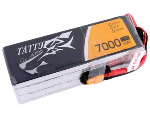 Аккумулятор Tattu 7000мАч 6S 25C 22,2В LiPo