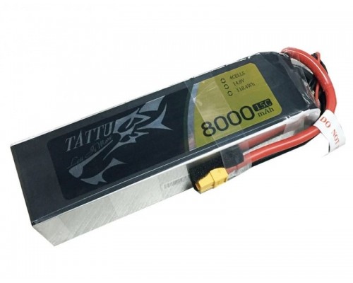 Аккумулятор Tattu 8000мАч 4S 15C 14,8В LiPo