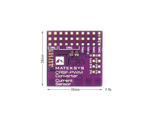 Преобразователь сигнала MATEKSYS CRSF-PWM-C Преобразователь сигнала MATEKSYS CRSF-PWM-C