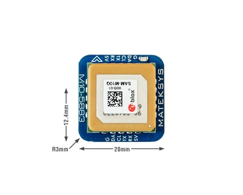 GPS модуль MATEKSYS M10Q-5883 с компасом GPS модуль MATEKSYS M10Q-5883 с компасом