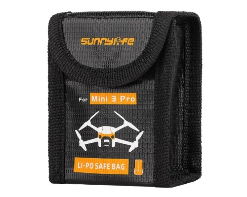 Огнеупорный чехол для аккумулятора DJI Mini 3 / Mini 3 Pro (SunnyLife) Огнеупорный чехол для аккумулятора DJI Mini 3 / Mini 3 Pro (SunnyLife)