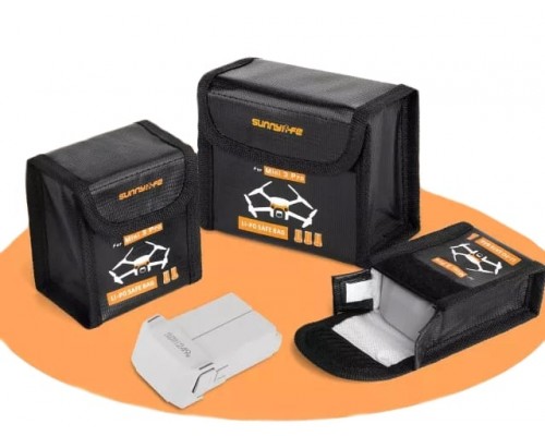 Огнеупорный чехол для аккумулятора DJI Mini 3 / Mini 3 Pro (SunnyLife) Огнеупорный чехол для аккумулятора DJI Mini 3 / Mini 3 Pro (SunnyLife)
