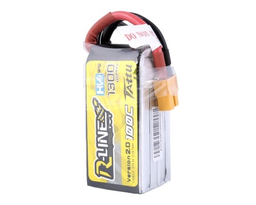 Аккумулятор Tattu R-Line V2.0 1300мАч 4S 100C LiHV (XT60) Аккумулятор Tattu R-Line V2.0 1300мАч 4S 100C LiHV (XT60)