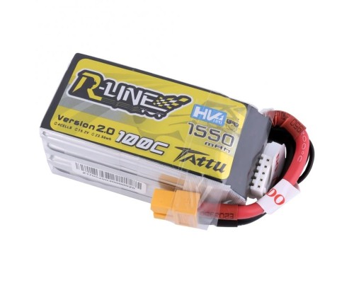 Аккумулятор Tattu R-Line V2.0 1550мАч 4S 100C LiHV (XT60) Аккумулятор Tattu R-Line V2.0 1550мАч 4S 100C LiHV (XT60)