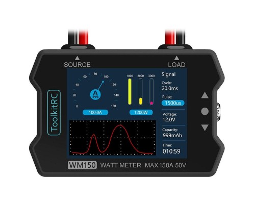 Ваттметр ToolkitRC WM150 Advanced Watt Meter Ваттметр ToolkitRC WM150 Advanced Watt Meter
