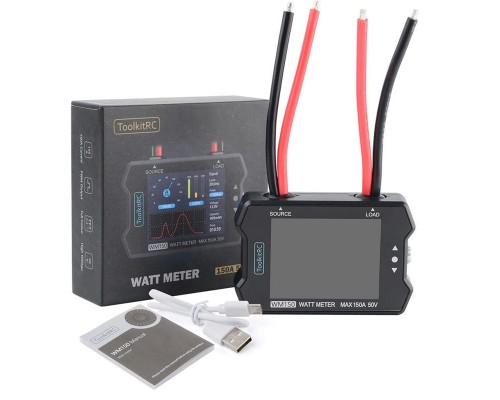Ваттметр ToolkitRC WM150 Advanced Watt Meter Ваттметр ToolkitRC WM150 Advanced Watt Meter