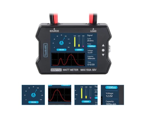 Ваттметр ToolkitRC WM150 Advanced Watt Meter Ваттметр ToolkitRC WM150 Advanced Watt Meter