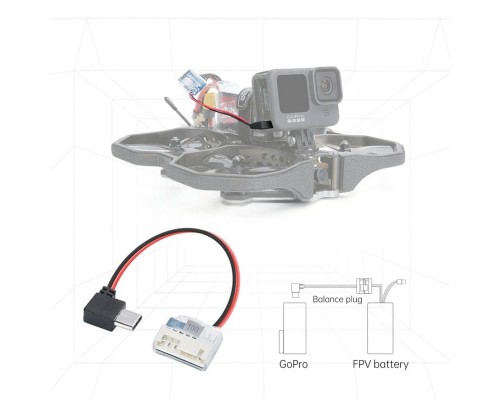 Кабель питания USB Type-C 5 В от балансировочного разъёма (iFlight) Кабель питания USB Type-C 5 В от балансировочного разъёма (iFlight)