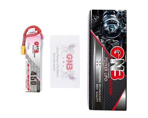 Аккумулятор GNB 450мАч 4S 80C LiHV (XT30) Аккумулятор GNB 450мАч 4S 80C LiHV (XT30)
