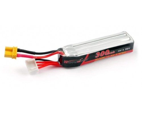 Аккумулятор Happymodel 300мАч 3S 30C LiHV (XT30) Аккумулятор Happymodel 300мАч 3S 30C LiHV (XT30)