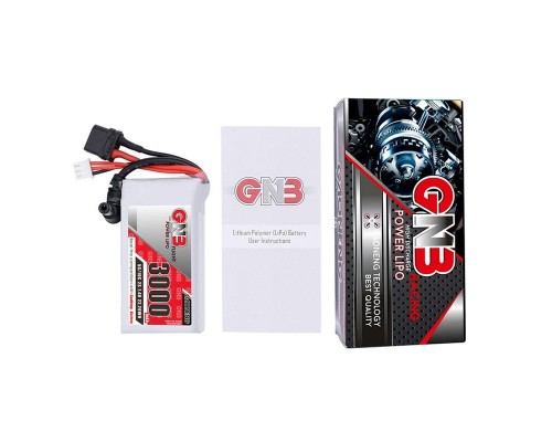 Аккумулятор GNB 3000mAh 2S 5C LiPo для очков Skyzone / Fatshark (XT60, DC5.5) Аккумулятор GNB 3000mAh 2S 5C LiPo для очков Skyzone / Fatshark (XT60, DC5.5)