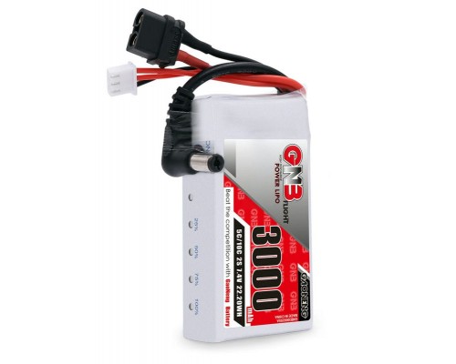 Аккумулятор GNB 3000mAh 2S 5C LiPo для очков Skyzone / Fatshark (XT60, DC5.5) Аккумулятор GNB 3000mAh 2S 5C LiPo для очков Skyzone / Fatshark (XT60, DC5.5)