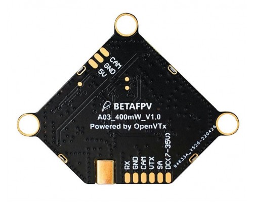 Видеопередатчик A03 400 мВт 5,8 ГГц VTX (BETAFPV) Видеопередатчик A03 400 мВт 5,8 ГГц VTX (BETAFPV)