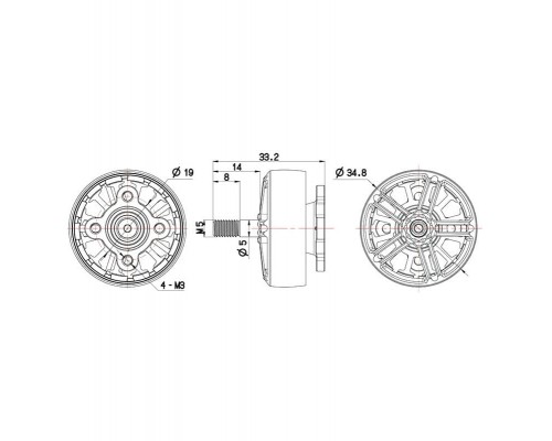 Мотор BrotherHobby LPD 2806.5 Мотор BrotherHobby LPD 2806.5