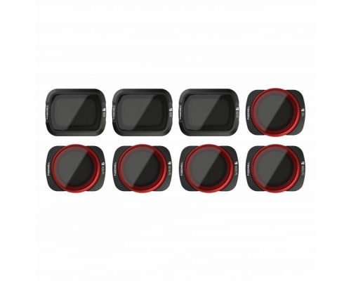 Комплект из 8 фильтров (ND4/8/16/ND8-PL/16/32/64/CPL) DJI Osmo Pocket / Pocket 2 (All Day) (Freewell)