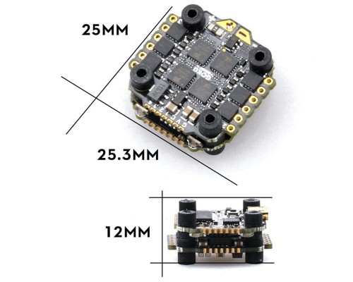 Стек Flywoo Goku F405 Nano 16x16 (FC + 13A ESC) (MPU6000 / BMI270)