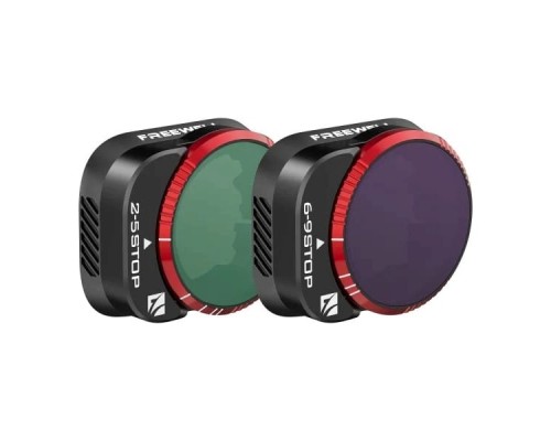 Набор из 2 нейтральных VND фильтров (ND4-32 + ND64-512) DJI Mini 3 / Mini 3 Pro (Freewell) Набор из 2 нейтральных VND фильтров (ND4-32 + ND64-512) DJI Mini 3 / Mini 3 Pro (Freewell)