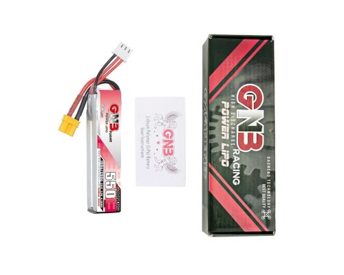 Аккумулятор GNB 550мАч 2S 100C LiPo (XT30) Аккумулятор GNB 550мАч 2S 100C LiPo (XT30)