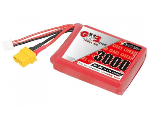 Аккумулятор GNB 3000мАч 2S 5C LiPo для Radiomaster TX12 (XT60) Аккумулятор GNB 3000мАч 2S 5C LiPo для Radiomaster TX12 (XT60)