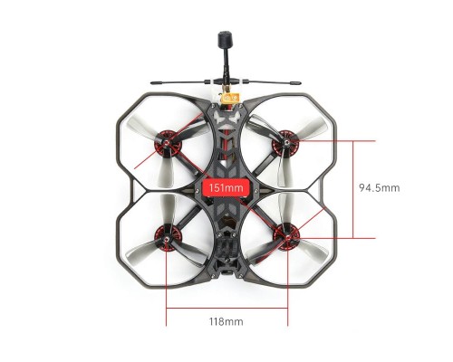 Квадрокоптер iFlight ProTek35 V1.4 Analog (PNP)