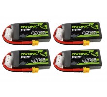 Аккумуляторы OVONIC 450мАч 80C 3S LiPo (XT30) (4 шт.)