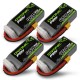 Аккумуляторы OVONIC 450мАч 4S 80C LiPo (XT30) (4 шт.)