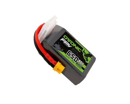 Аккумулятор OVONIC 650мАч 4S 80C LiPo (XT30) Аккумулятор OVONIC 650мАч 4S 80C LiPo (XT30)