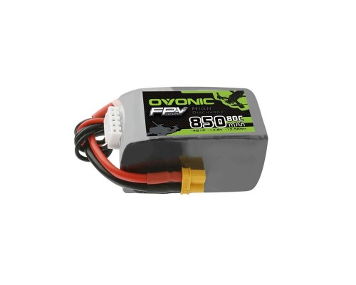 Аккумулятор OVONIC 850мАч 4S 80C LiPo (XT30) Аккумулятор OVONIC 850мАч 4S 80C LiPo (XT30)