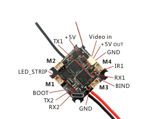 Полётный контроллер Happymodel CRAZYBEE F4 LITE 1S 4in1 Frsky Version (FCC) Полётный контроллер Happymodel CRAZYBEE F4 LITE 1S 4in1 Frsky Version (FCC)
