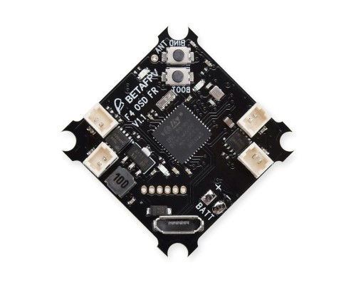Полётный контроллер BETAFPV F4 Brushed (Frsky RX + OSD) Полётный контроллер BETAFPV F4 Brushed (Frsky RX + OSD)