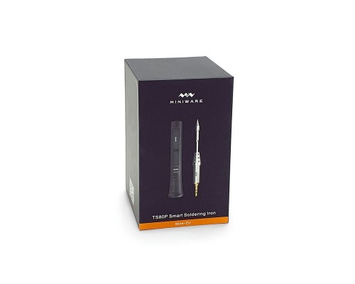 Паяльник Miniware TS80P (Чёрный) с жалом TS-B02 (Расширенный набор) Паяльник Miniware TS80P (Чёрный) с жалом TS-B02 (Расширенный набор)