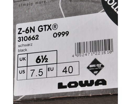 Ботинки Z-6N GTX® Black Черный