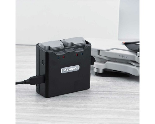 Хаб для заряда 2-х аккумуляторов DJI Mavic Mini / Mini 2 / Mini SE / Mini 2 SE (CYNOVA) Хаб для заряда 2-х аккумуляторов DJI Mavic Mini / Mini 2 / Mini SE / Mini 2 SE (CYNOVA)