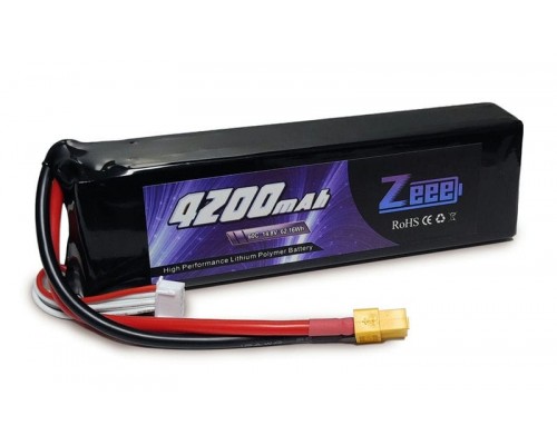 Аккумулятор Zeee 4200мАч 4S 60C LiPo (XT60)