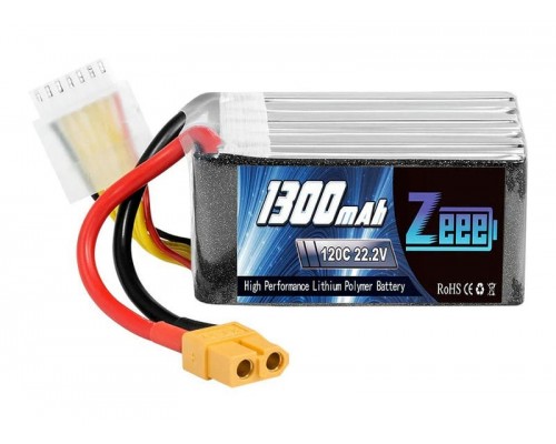 Аккумулятор Zeee 1300мАч 6S 120C LiPo (XT60)