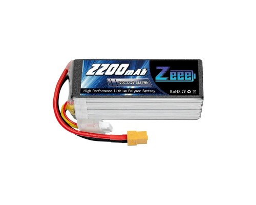 Аккумулятор Zeee 2200мАч 6S 120C LiPo (XT60)